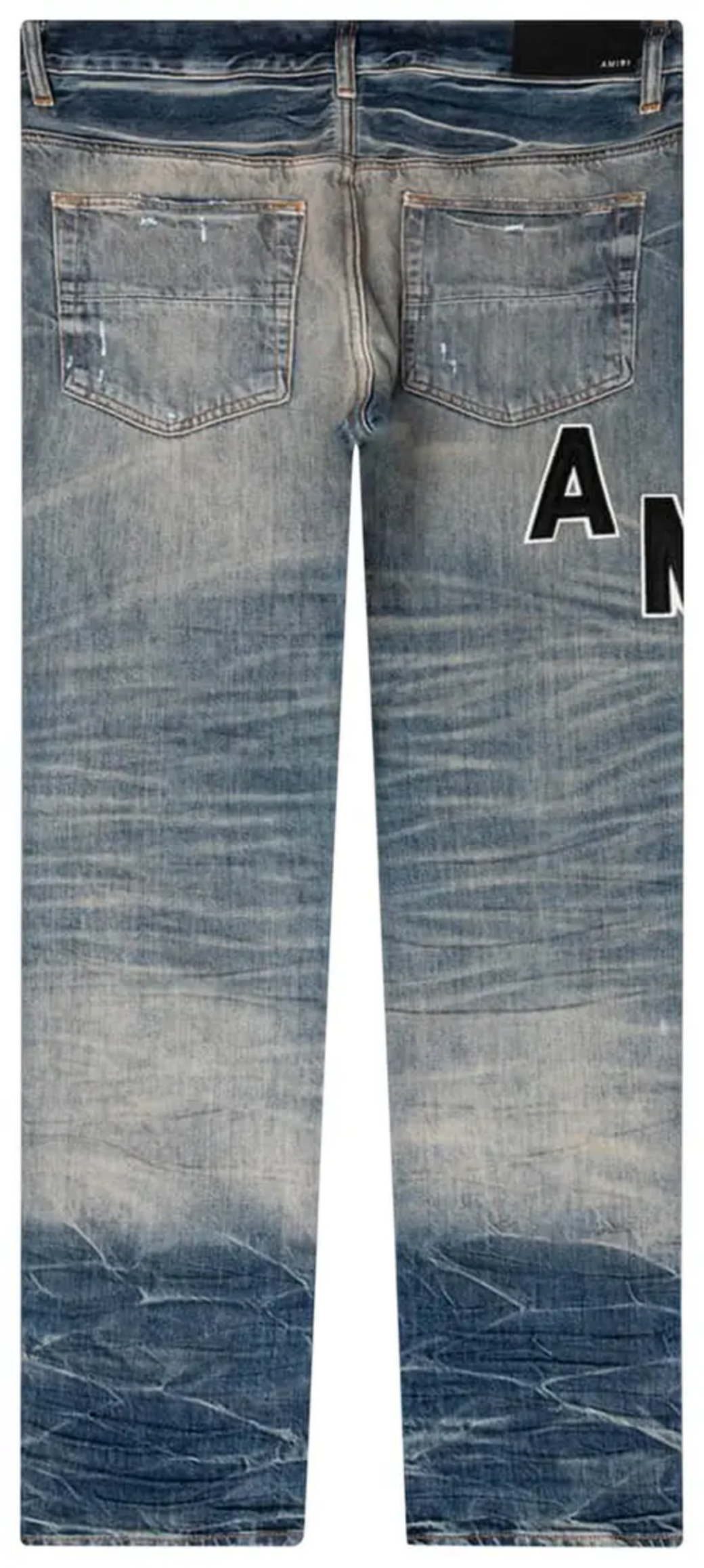 Amiri Hockey Logo Straight Jean 'Vintage Indigo'